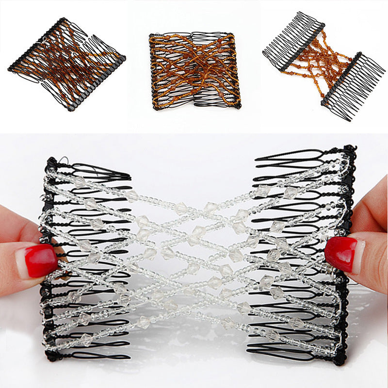 Variety hair comb hair styling wire hair styling beaded magic hair comb styling comb wholesale - Hair Your Lux