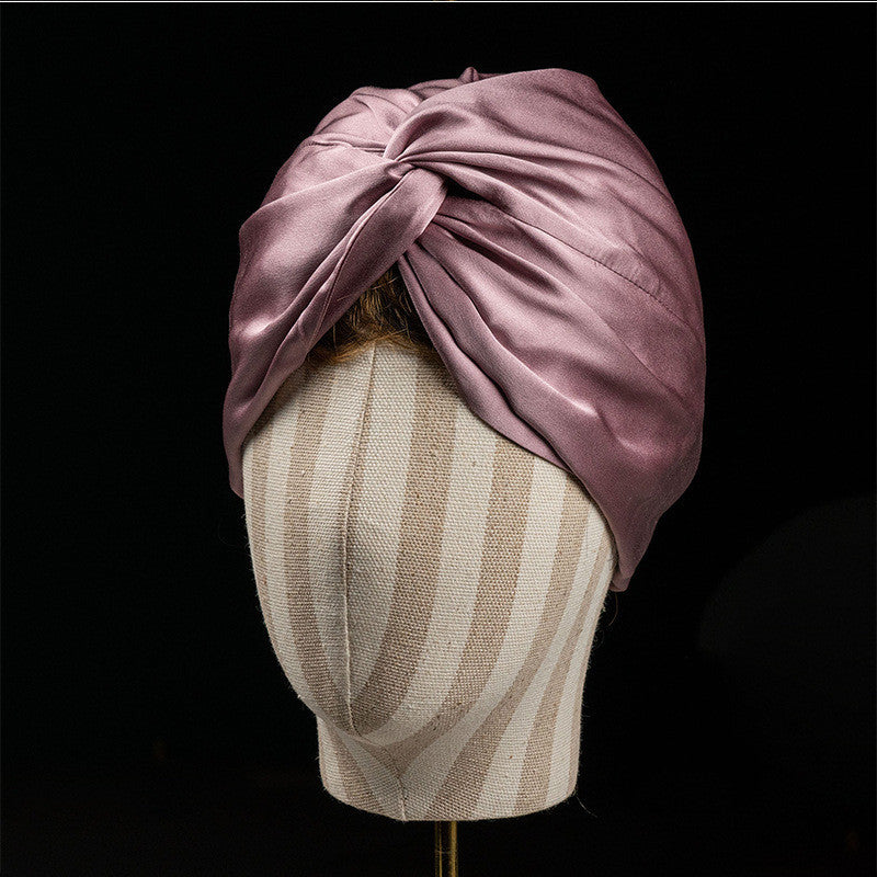 Double-layer Twisted Silk Home Cap