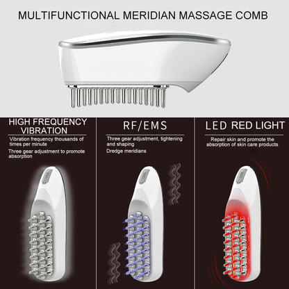 Scalp Massaging Comb With Oil Applicator - Hair Your Lux