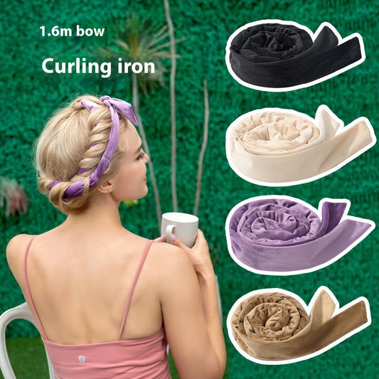 Lengthened Heatless Hair Curler Bowknot Sleep