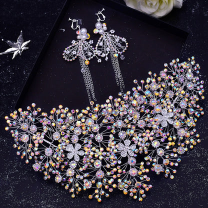 European And American Wedding Rhinestone Handmade Hair Accessories Wedding Dress - Hair Your Lux