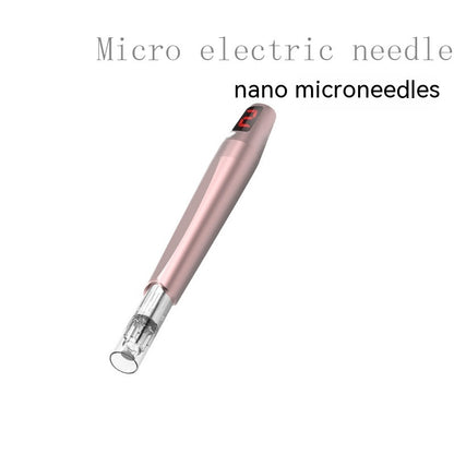 Nano Electric Microneedle Inductive Therapeutical Instrument Roller Microcrystalline Pen