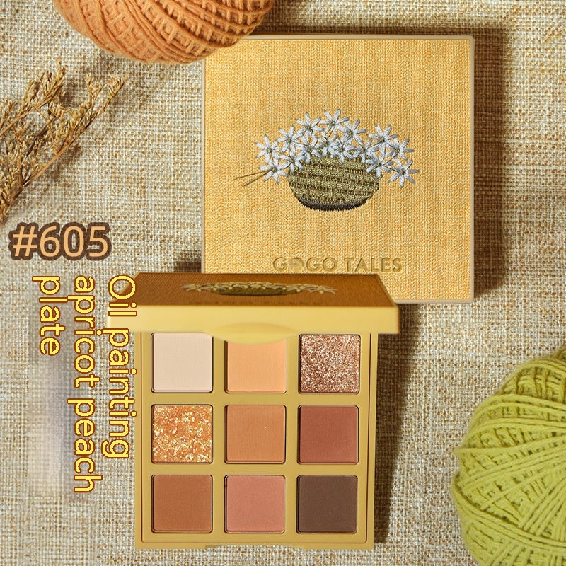 Gold Foil Chocolate Eye Shadow Plate Beginner - Hair Your Lux
