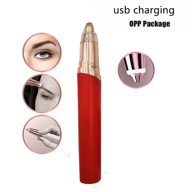 Eyebrow Epilator Maquiagem Profissional Completa Trymer Do Brwi Eye Brow Trimmer For Rasoir Visage Femme Make Up Eye Brow Shaper - Hair Your Lux