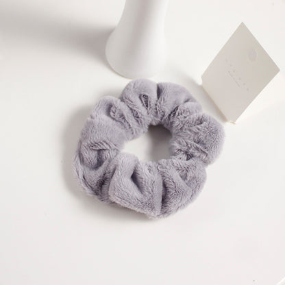 Girly cute plush large intestine hair tie hair rope - Hair Your Lux