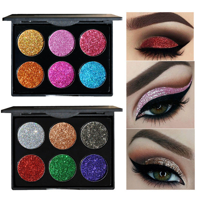 Sequin eye shadow tray - Hair Your Lux