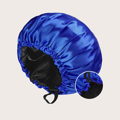 Double-layer Satin Sleeping Hat