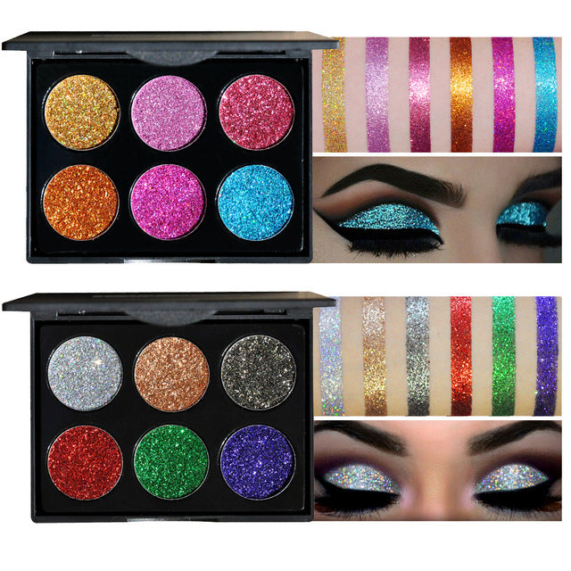 Sequin eye shadow tray - Hair Your Lux