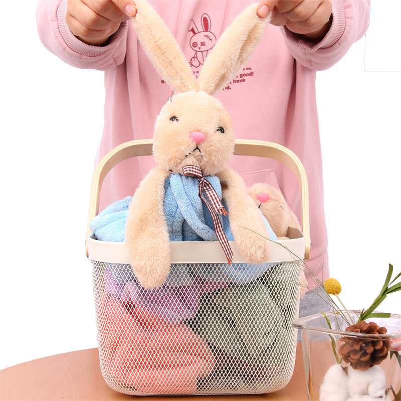 Coral Velvet Hanging Rabbit Towel - Hair Your Lux