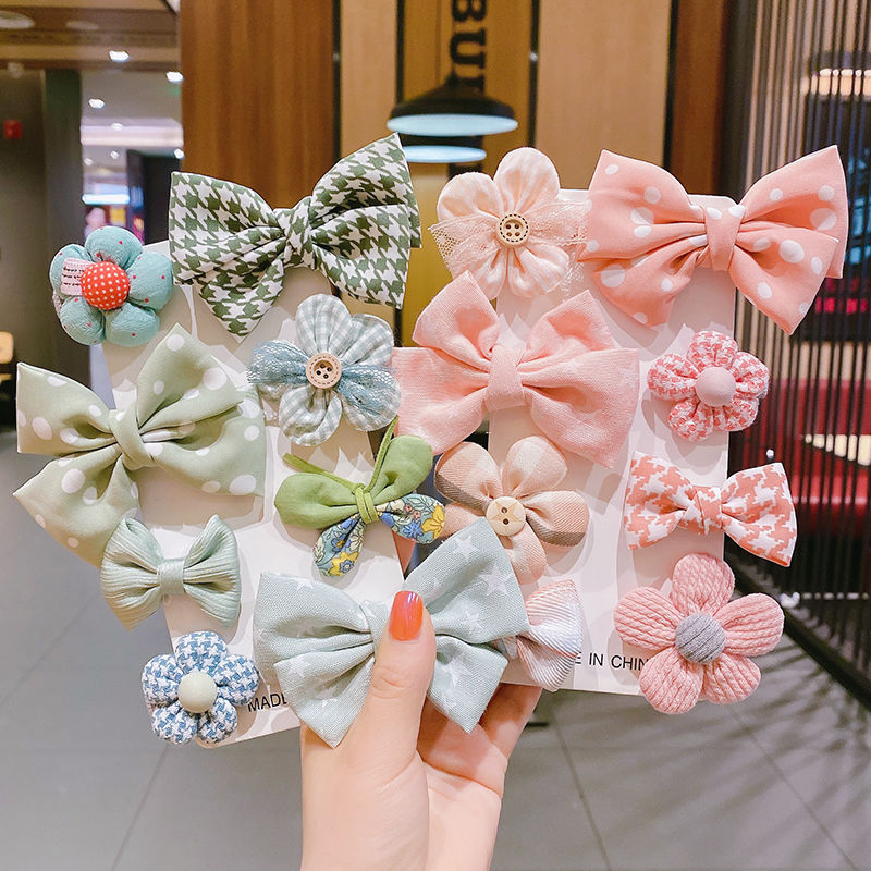 Kids Hair Clips 8 and 16pcs Flower Bow Hair Clips Baby Girls Rainbow Hair Bow Hair Accessories Alligator Hairpins Barrettes For Toddler Girls Newborn kids - Hair Your Lux