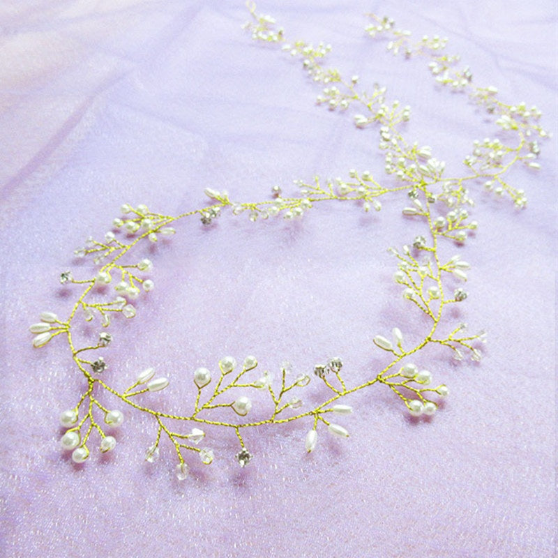 Wedding Hair Crystal Pearl Accessories for Weddings Theater any other events