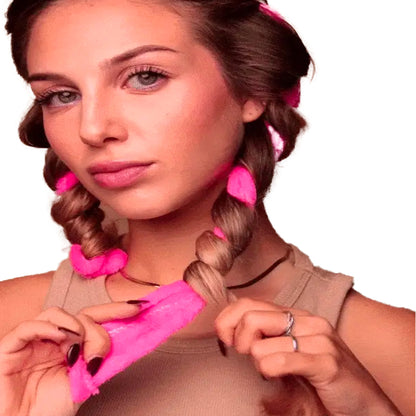 Flannel No Heat Hair Curler Long Lazy Natural Hair Styling Roll Sleep Hair Curler