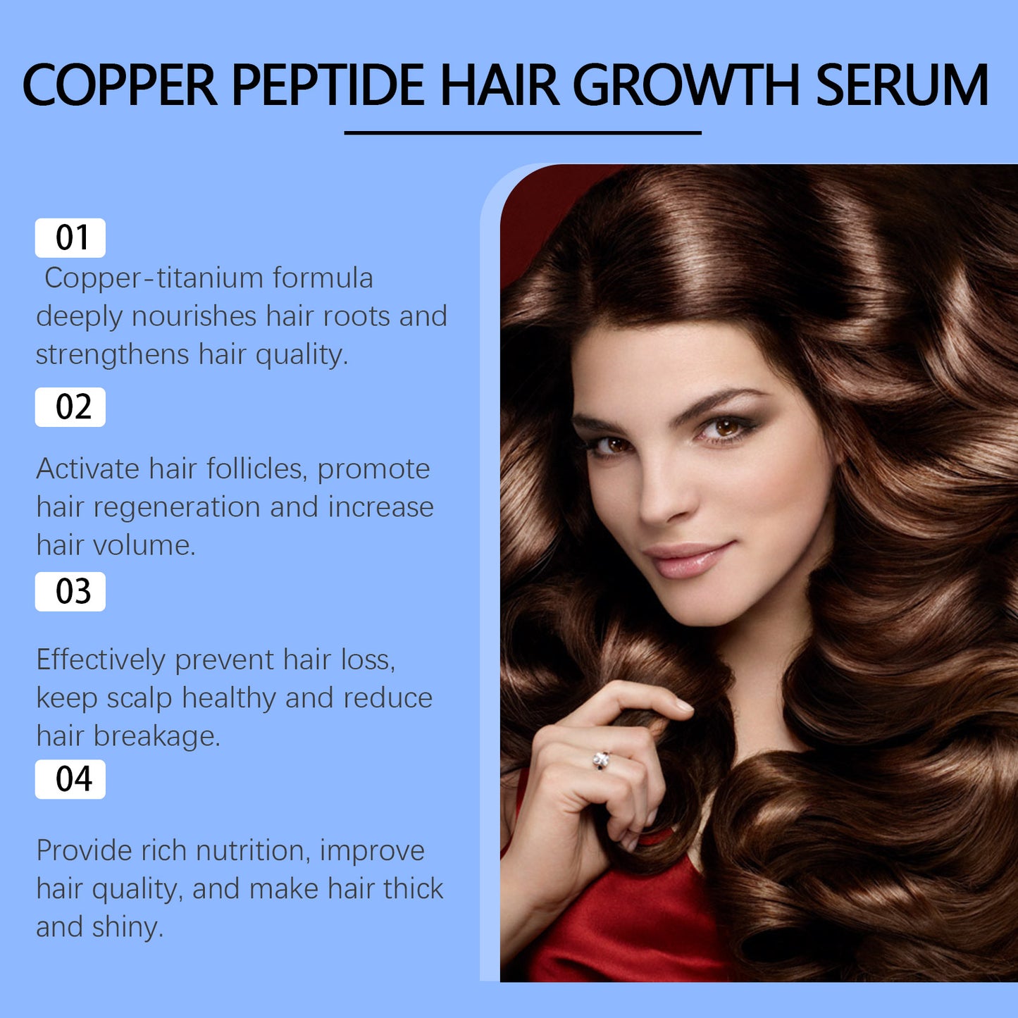 Copper Peptide Hair Growth Serum Beauty Products