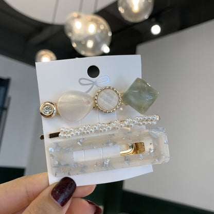 Pearl set hair clip - Hair Your Lux