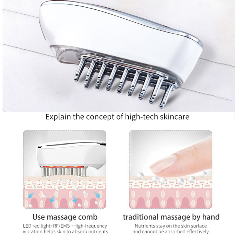 Scalp Massaging Comb With Oil Applicator - Hair Your Lux