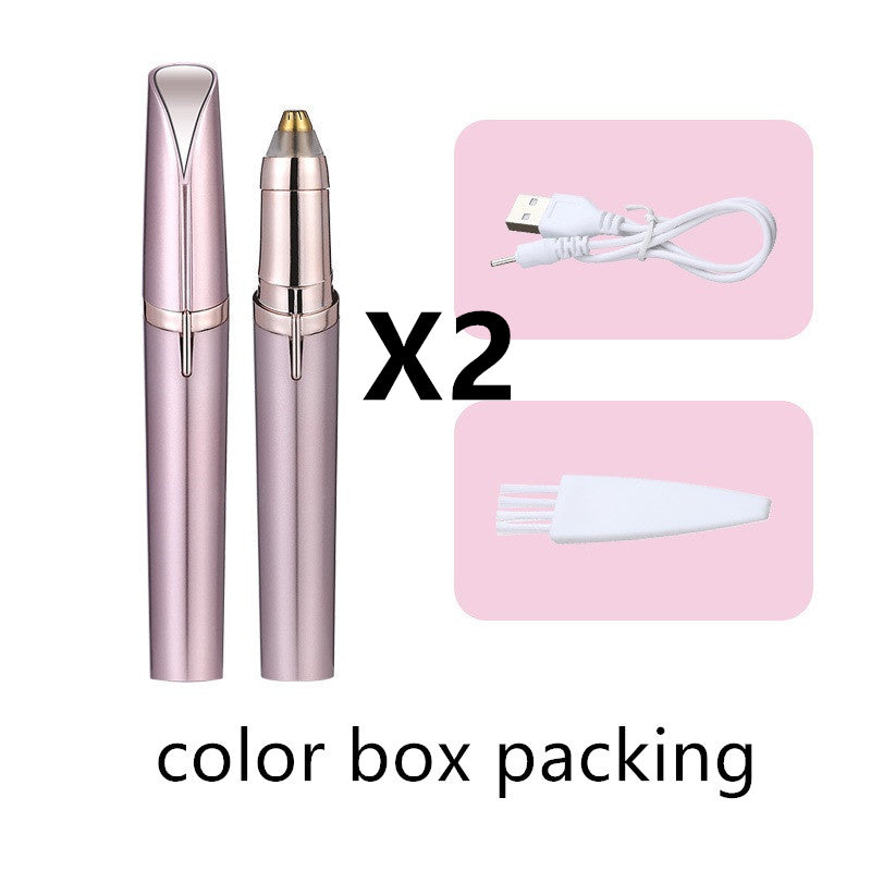 Eyebrow Epilator Maquiagem Profissional Completa Trymer Do Brwi Eye Brow Trimmer For Rasoir Visage Femme Make Up Eye Brow Shaper - Hair Your Lux