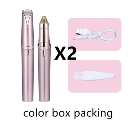 Eyebrow Epilator Maquiagem Profissional Completa Trymer Do Brwi Eye Brow Trimmer For Rasoir Visage Femme Make Up Eye Brow Shaper - Hair Your Lux