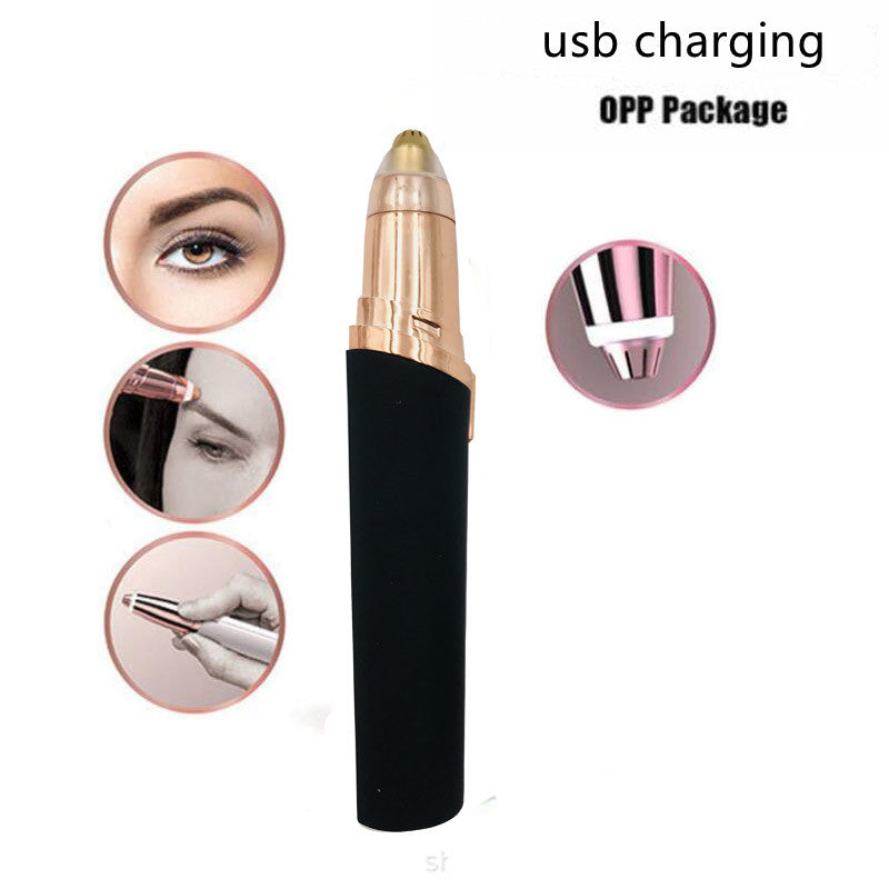Eyebrow Epilator Maquiagem Profissional Completa Trymer Do Brwi Eye Brow Trimmer For Rasoir Visage Femme Make Up Eye Brow Shaper - Hair Your Lux