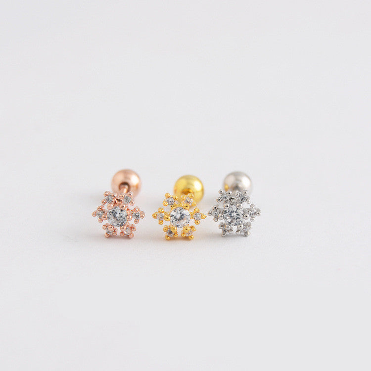 Small Cute Mini Zircon Stud Earrings for Women - Hair Your Lux