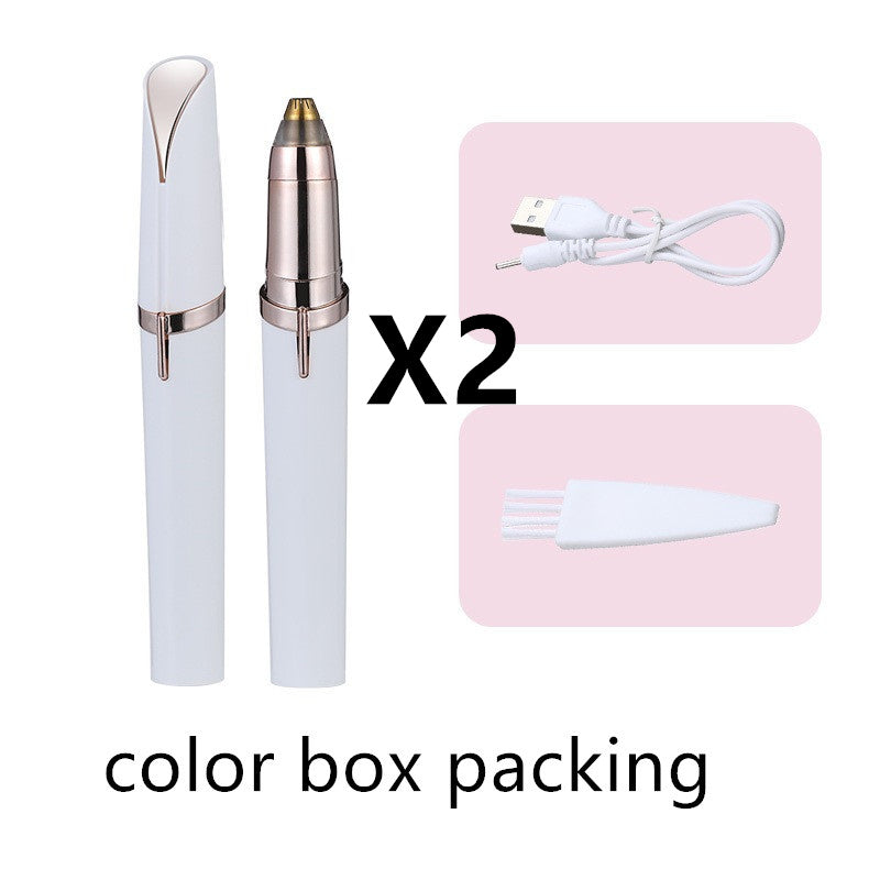 Eyebrow Epilator Maquiagem Profissional Completa Trymer Do Brwi Eye Brow Trimmer For Rasoir Visage Femme Make Up Eye Brow Shaper - Hair Your Lux