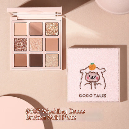 Gold Foil Chocolate Eye Shadow Plate Beginner - Hair Your Lux