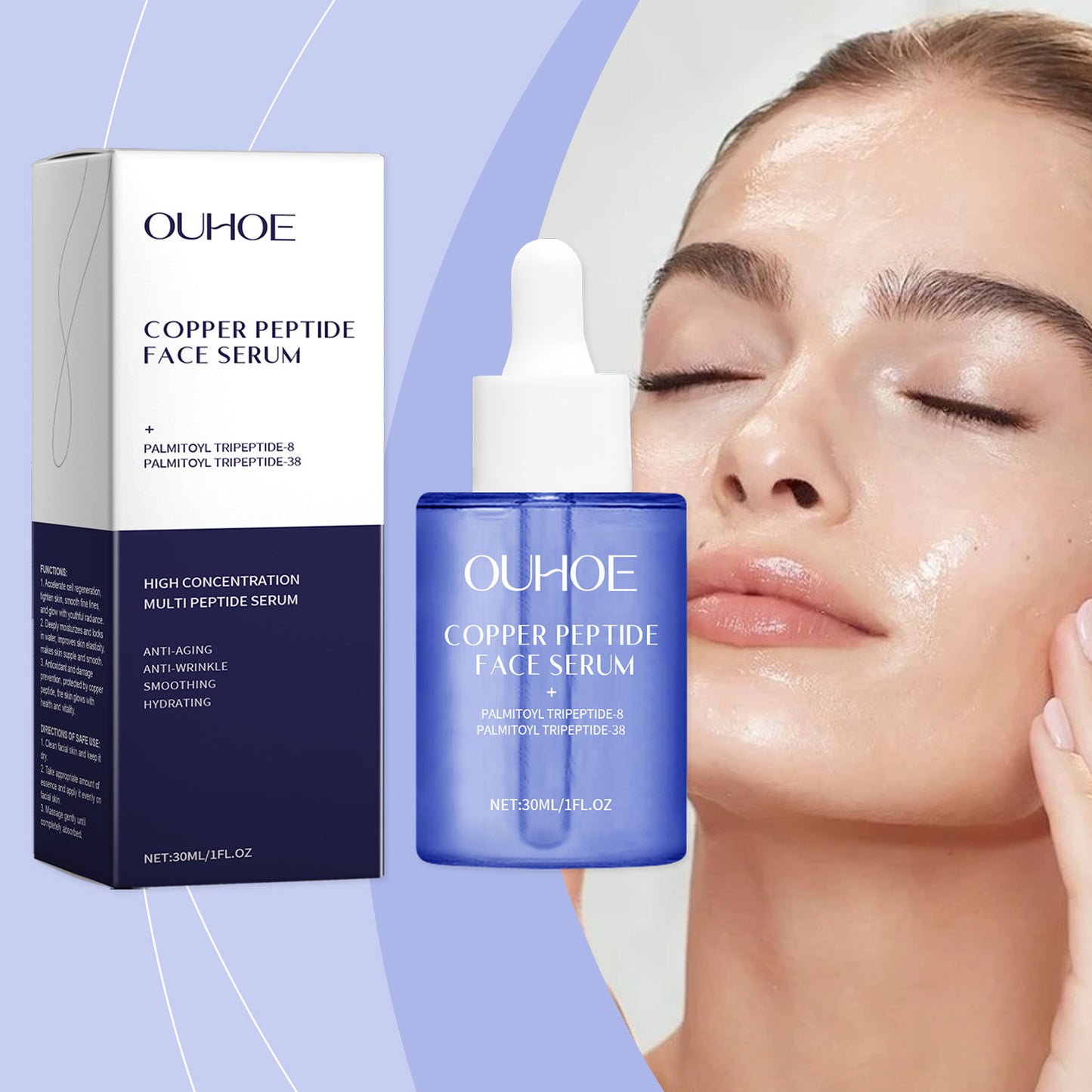 Copper Peptide Facial Liquid Hydrating, Moisturizing And Nourishing!