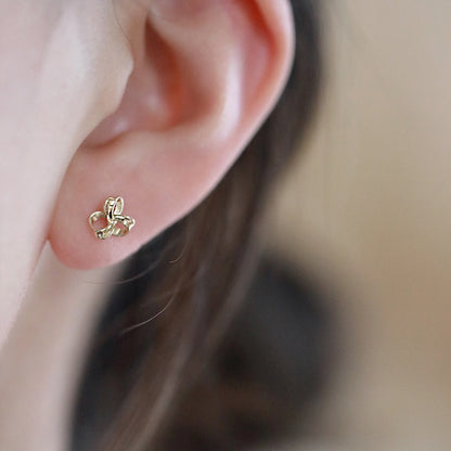 Needle Lucky Flower Stud Earrings - Hair Your Lux