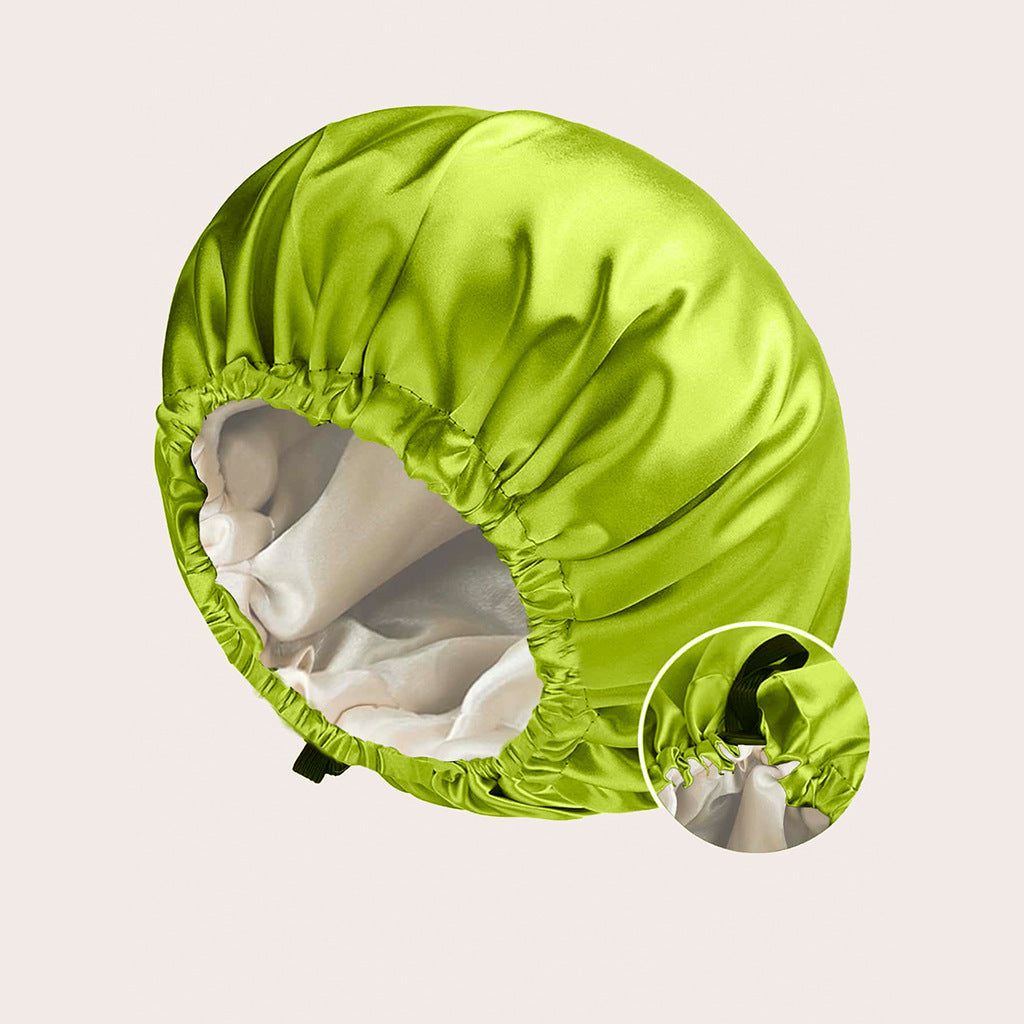 Double-layer Satin Sleeping Hat
