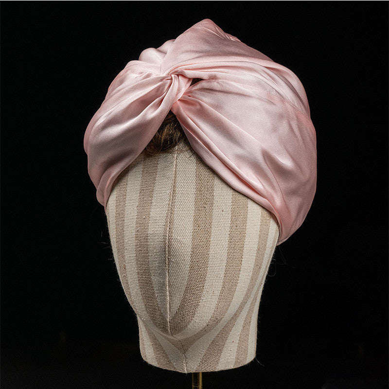 Double-layer Twisted Silk Home Cap