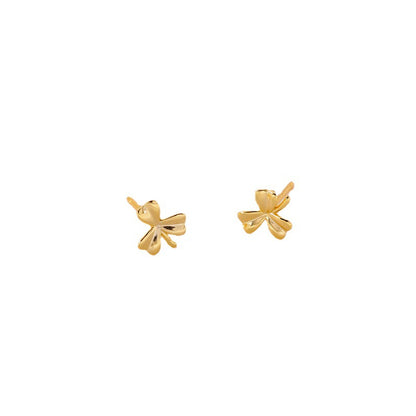 Silver Clover Stud Earrings - Hair Your Lux