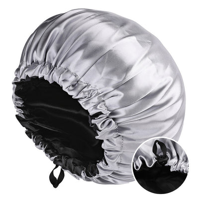 Double-layer Satin Sleeping Hat