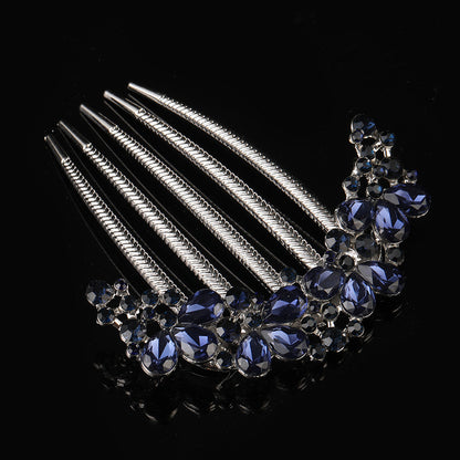 Elegant Crystal Hair Comb Pin - Hair Your Lux