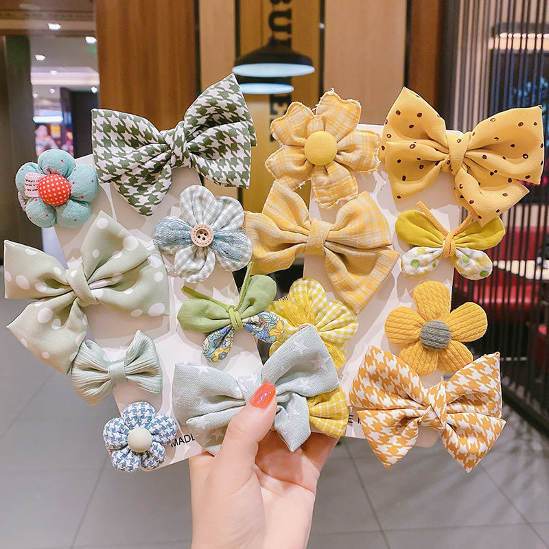 Kids Hair Clips 8 and 16pcs Flower Bow Hair Clips Baby Girls Rainbow Hair Bow Hair Accessories Alligator Hairpins Barrettes For Toddler Girls Newborn kids - Hair Your Lux