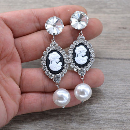 Vintage Baroque Court Earrings For Women - Hair Your Lux