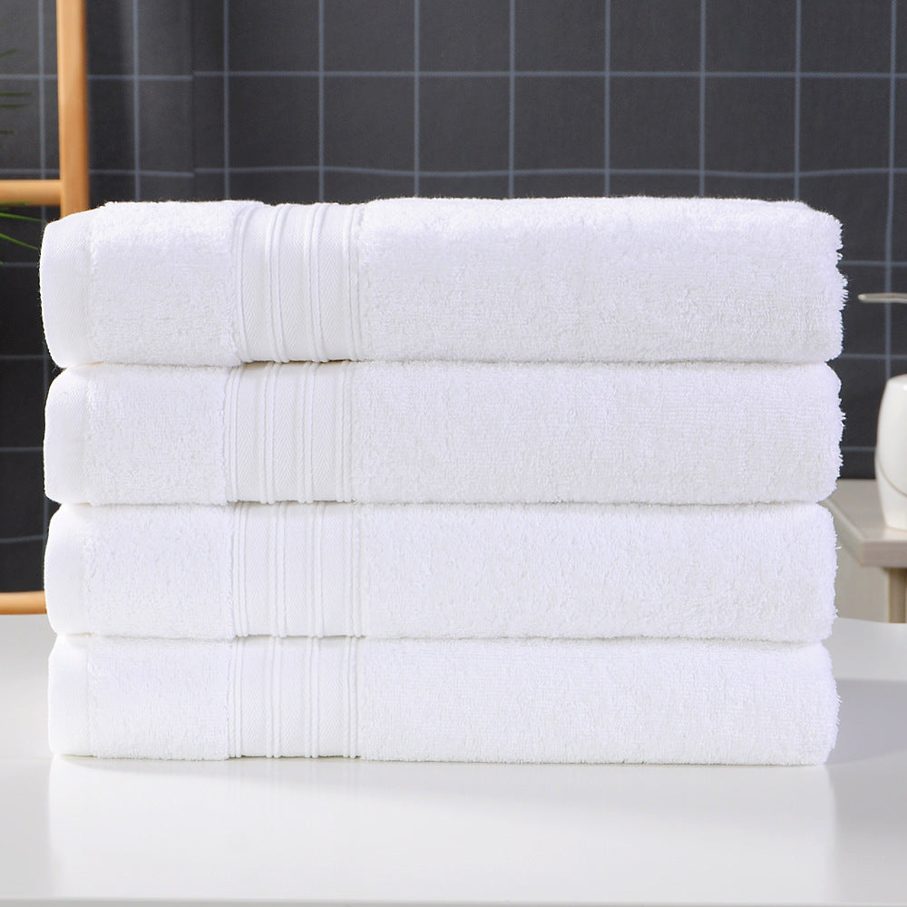 Pure Cotton Plain Hotel Bath Towel - Hair Your Lux