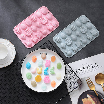 Silicone 18 Even Rejuvenating Device Rabbit Chocolate Mold