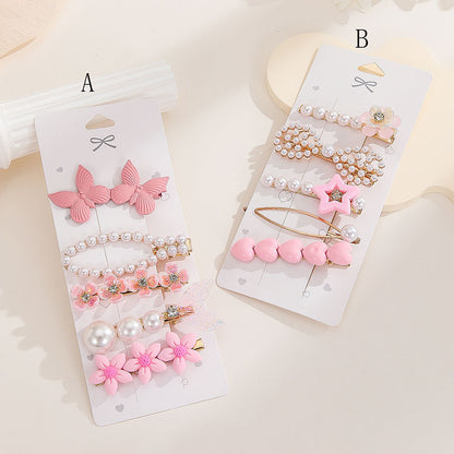 High Sense Barrettes Korean Simple Side Forehead Hairpin Hair Clip Girl Fringe Clip Headdress - Hair Your Lux