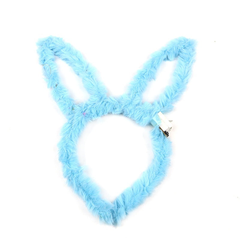 Luminous Plush 14 Lamp Rabbit Ears Headband