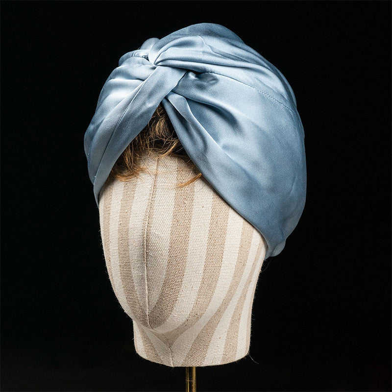 Double-layer Twisted Silk Home Cap