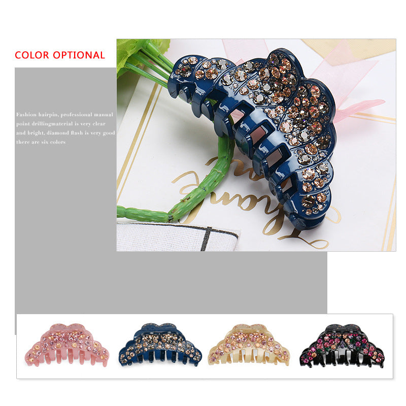 Women's Rhinestone Acetate Grip Rhinestone Hair Accessories - Hair Your Lux