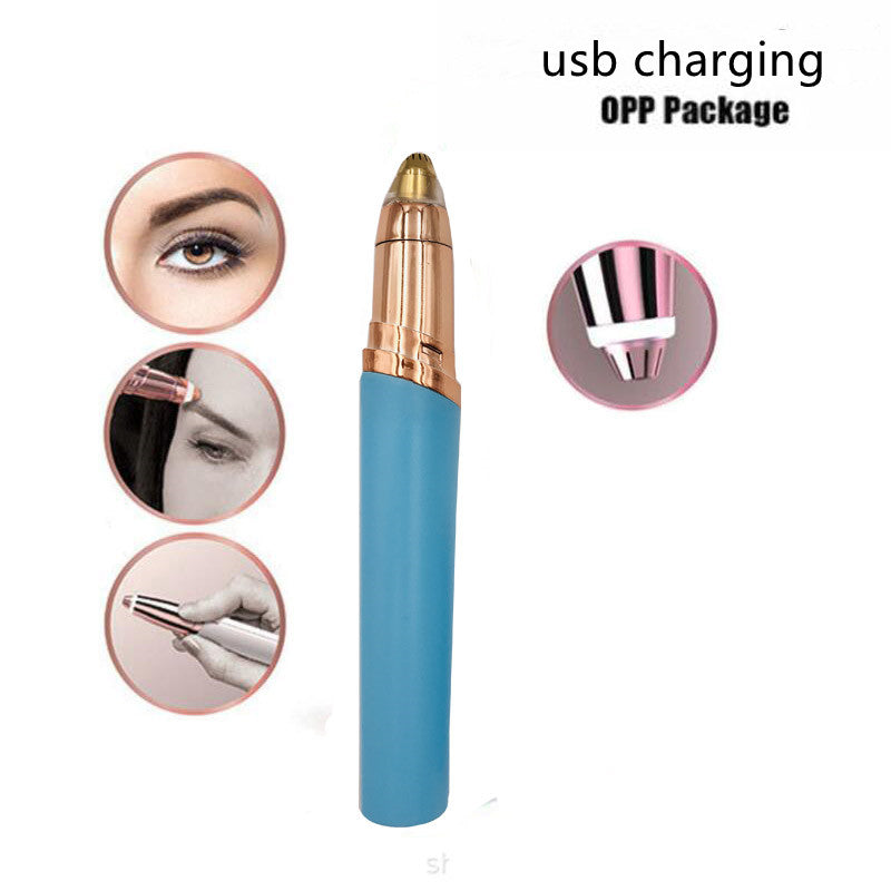 Eyebrow Epilator Maquiagem Profissional Completa Trymer Do Brwi Eye Brow Trimmer For Rasoir Visage Femme Make Up Eye Brow Shaper - Hair Your Lux