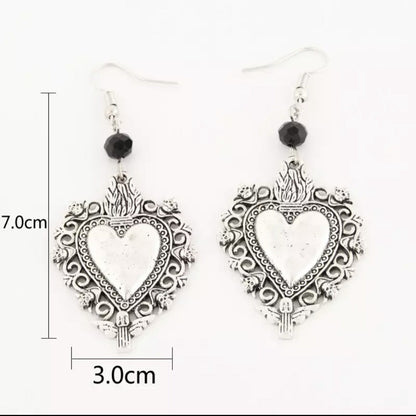 Retro Love Fashion Punk Style Jewelry Earrings For Men And Women - Hair Your Lux